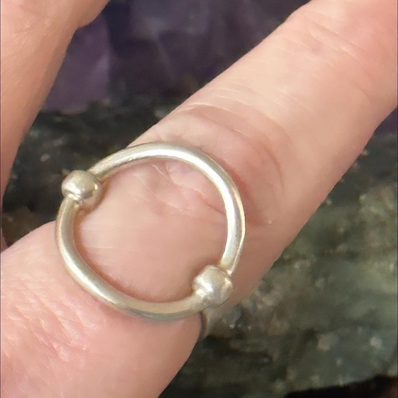 Artisan vintage sterling silver ring - Picture 6 of 7